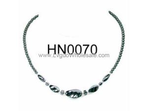 Hematite Beads Stone Chain Choker Fashion Women Necklace